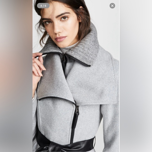 MACKAGE - Nori style 2-in-1; gray wool coat, size Small - Picture 2 of 9